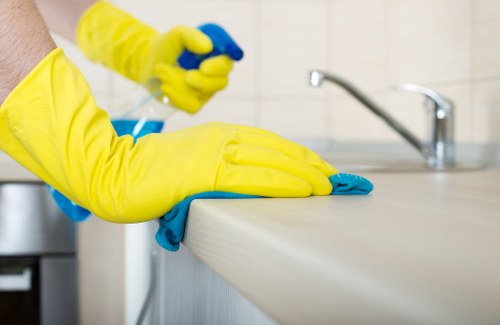 Move out cleaning for a Tufnellpark flat kitchen during end of tenancy preparation
