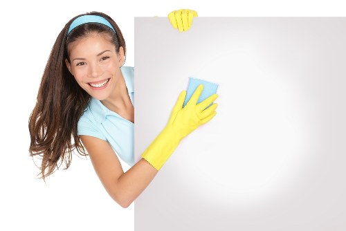 Local cleaners working in a Tufnellpark flat with access challenges